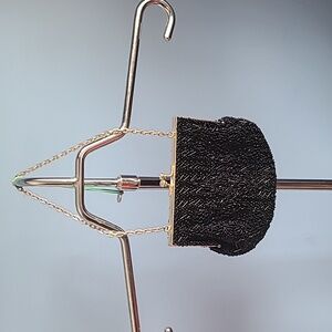 Du-Val Black Beaded Purse